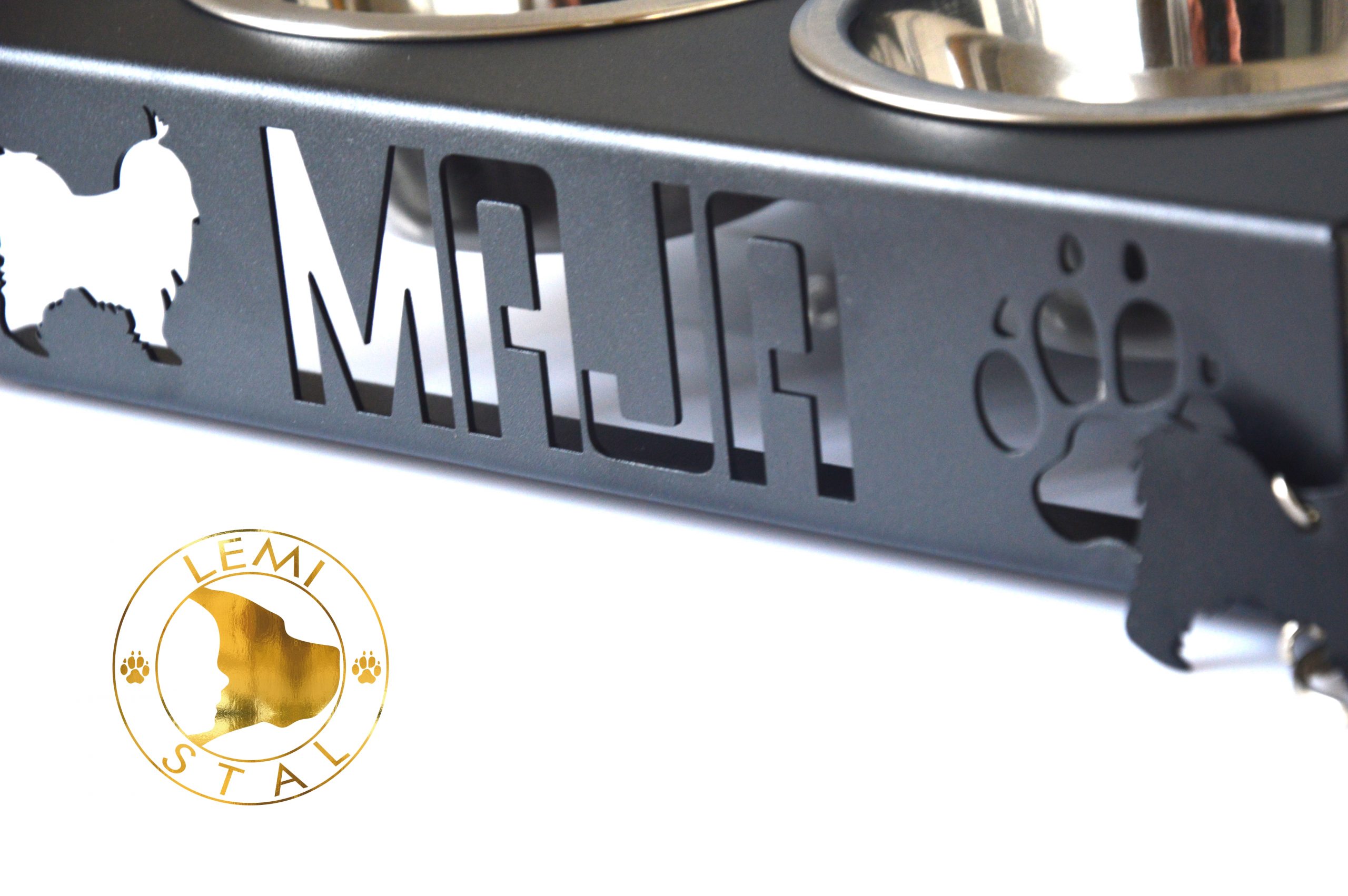 SHIH TZU miski dla SHIH TZU miski z imieniem misk z grawerem miseczki sla SHIH miski dla maøego pieska stojak metalowy 3