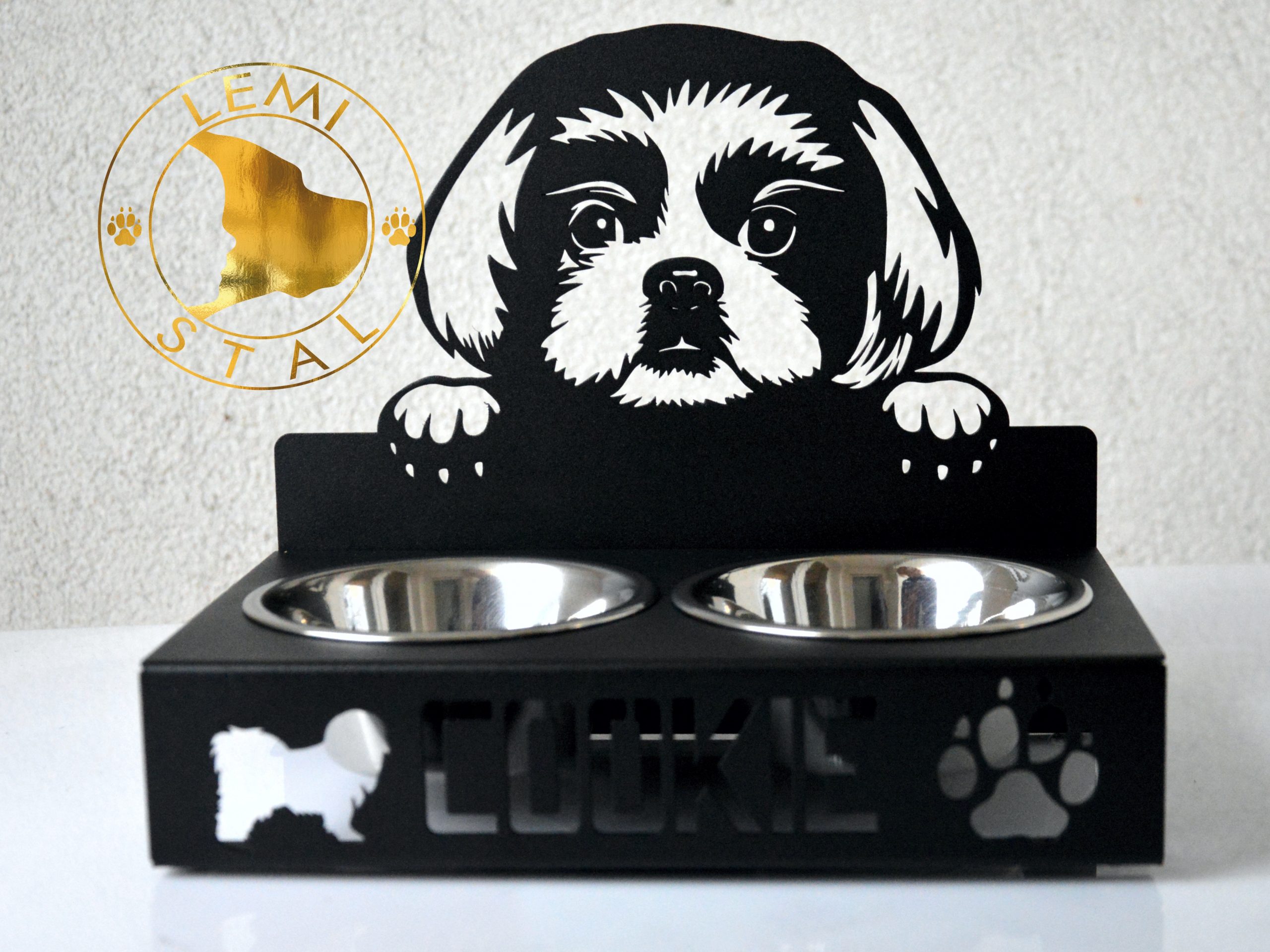 SHIH TZU miski z grawerem SHIH TZU miski z grawerem