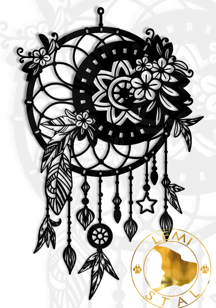 łapacz snów dekoracja nad łóżko