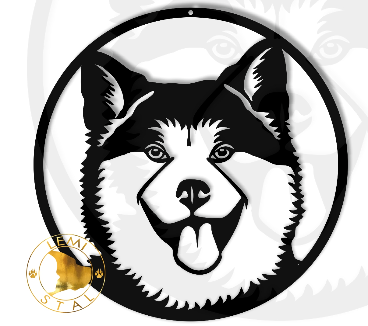 Akita INU obrazek dekoracja ozdoba zawieszka AKITA INU dekoracja