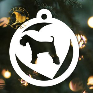 ozdoba choinkowa z sznaucerem