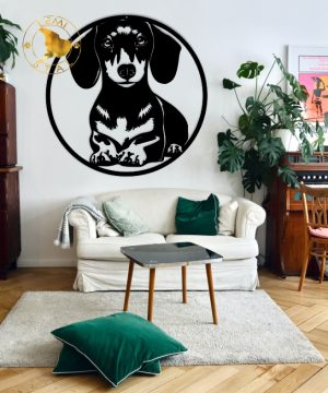 Jamnik metalowy obraz