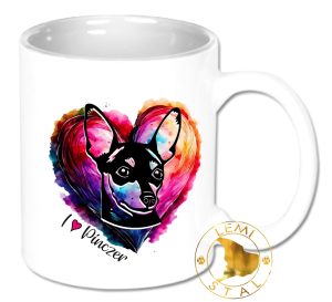 Pinczer miniaturowy ratlerek kubek